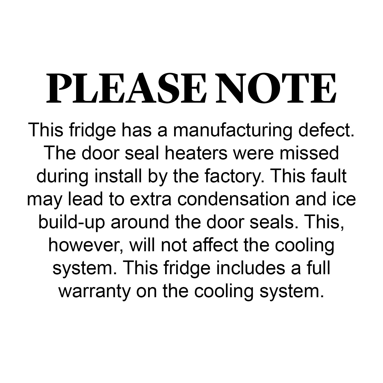 Polar G-Series Slimline Upright Fridge 440L