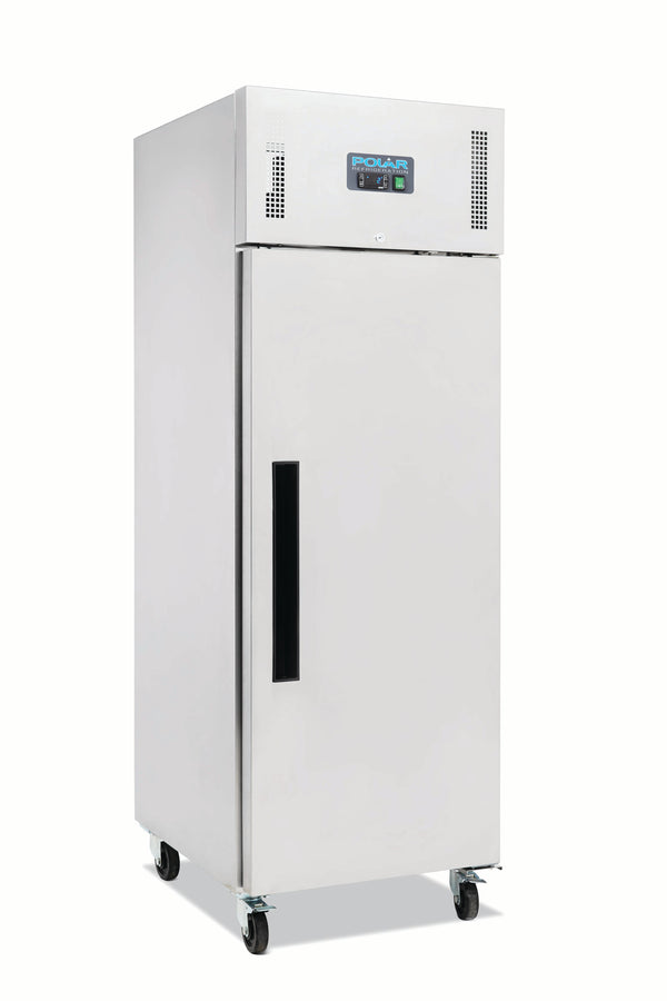 Polar G-Series Upright Fridge Stainless Steel 600L