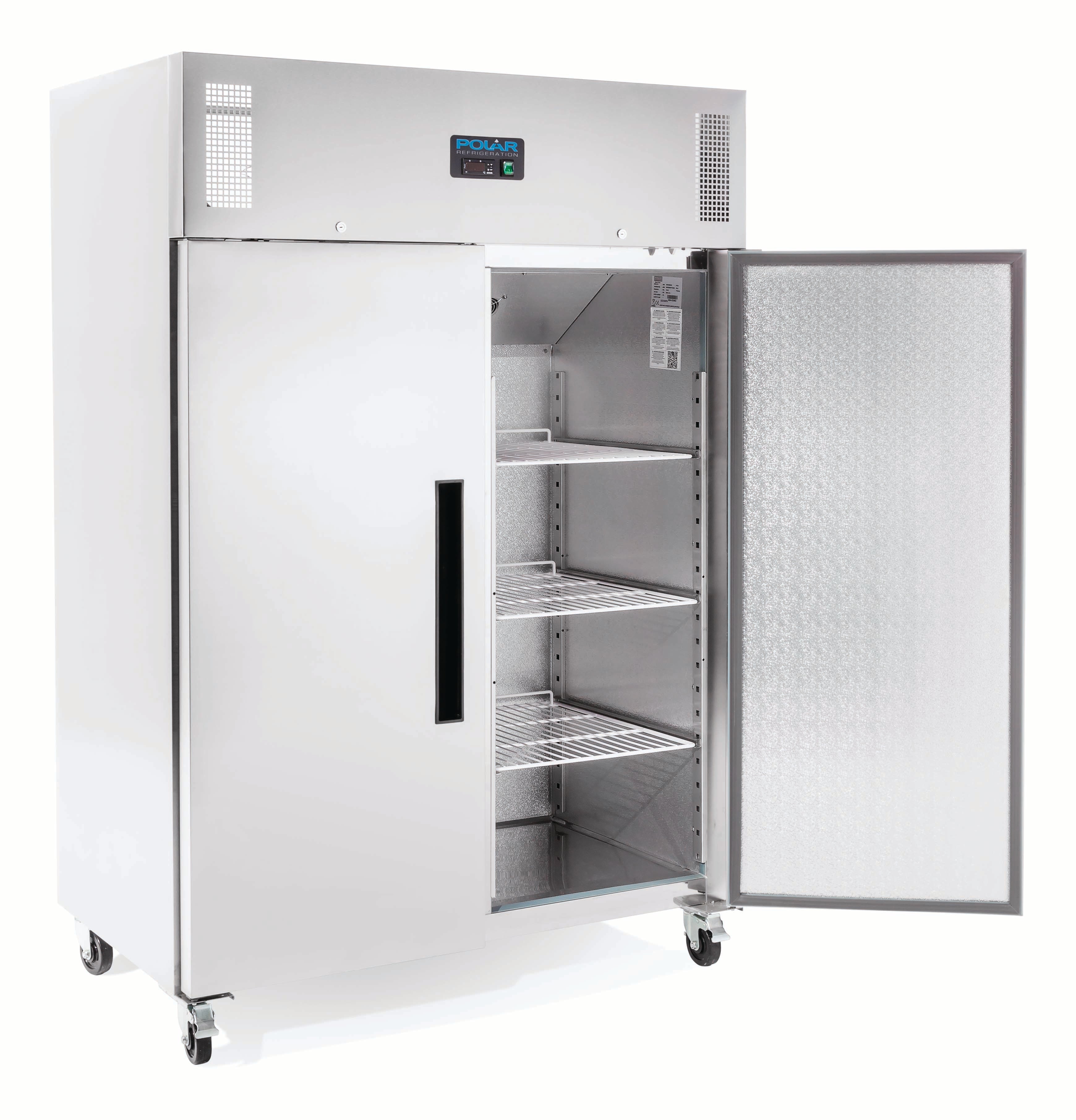 Thumbnail - Polar G-Series 2 Door Upright Fridge Stainless Steel 1200L