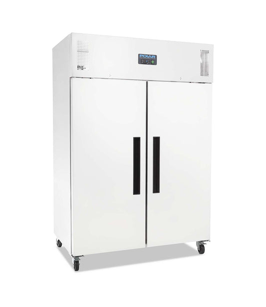 Polar G-Series 2 Door Upright Fridge White 1200L