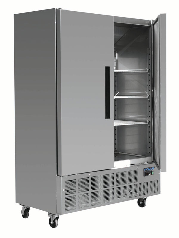 Polar G-Series 2 Door Slimline Upright Fridge 960L